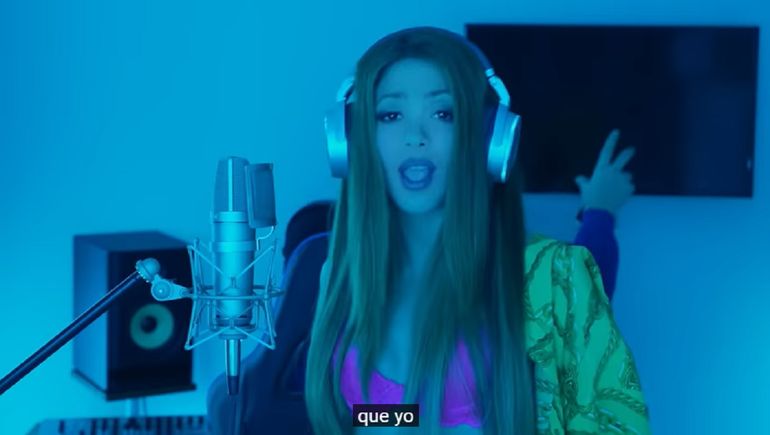 Session con Bizarrap: las filosas indirectas de Shakira a Piqué