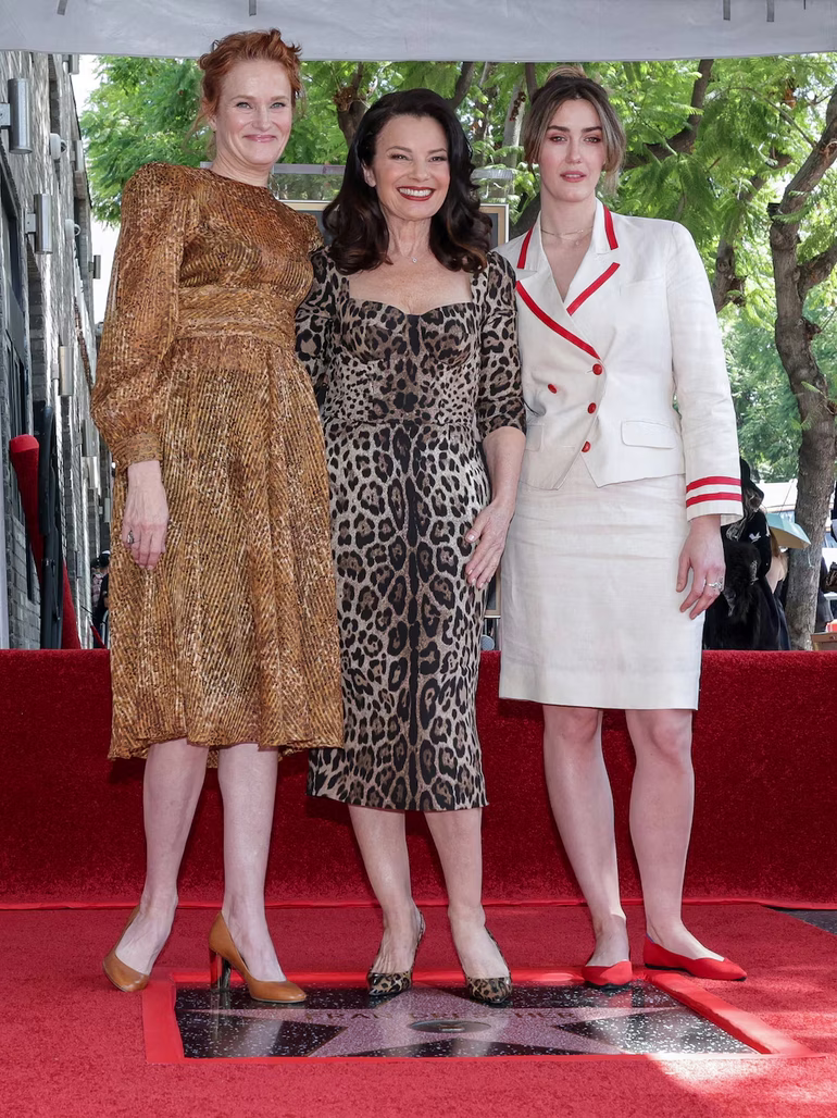 Las actrices acompañaron a la 