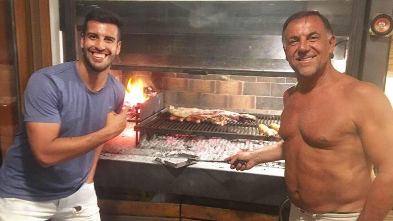 Almendra disfrutó del sol y hasta se codeó con famosos