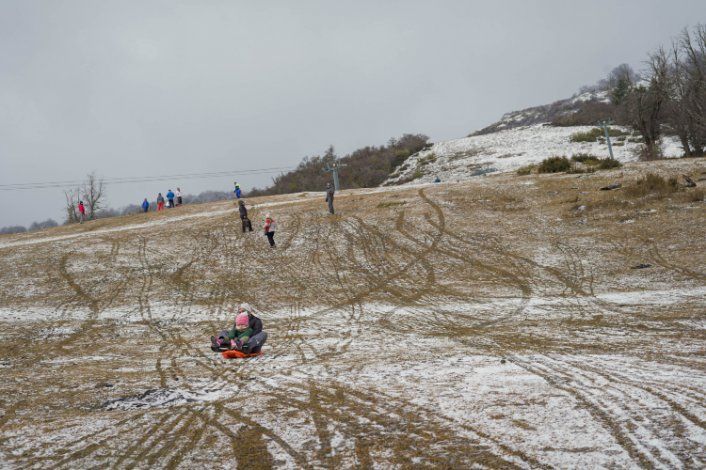 Chapelco, en San Martín, necesita más nieve para funcionar.