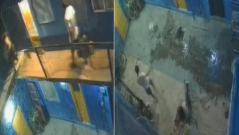 El femicidio quedó registrado por las cámaras de seguridad.