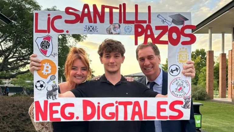 Insólito: su hijo fue estafado, pero Diego Santilli respaldó a Javier Milei con el escándalo cripto
