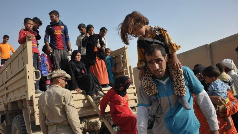 El combate entre las fuerzas iraquíes y el Estado Islámico continúa.