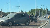 Dos personas debieron ser atendidas en el Hospital Natalio Burd tras un vuelco en Ruta 7.