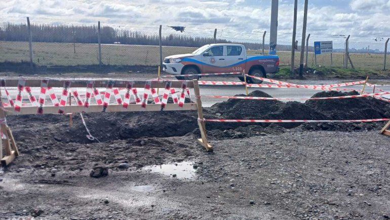 Repararon la pérdida de gas en cercanías del Aeropuerto