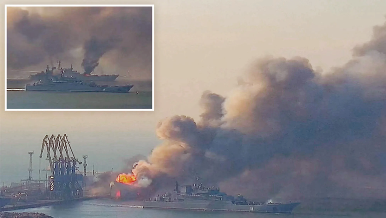 Ucrania habría atacado otro barco ruso en el mar Negro