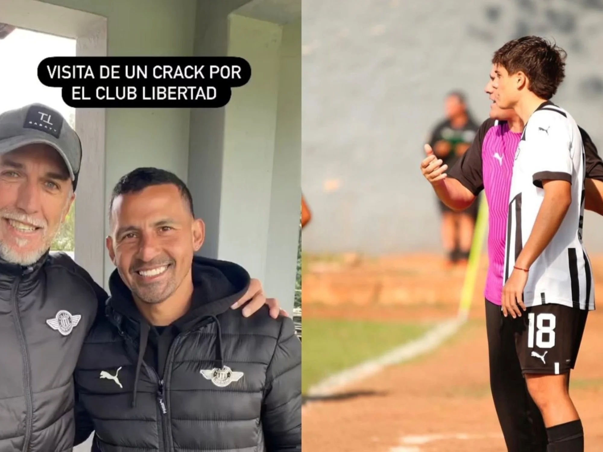 Batistuta viajó a Paraguay a ver el debut de su hijo qatarí