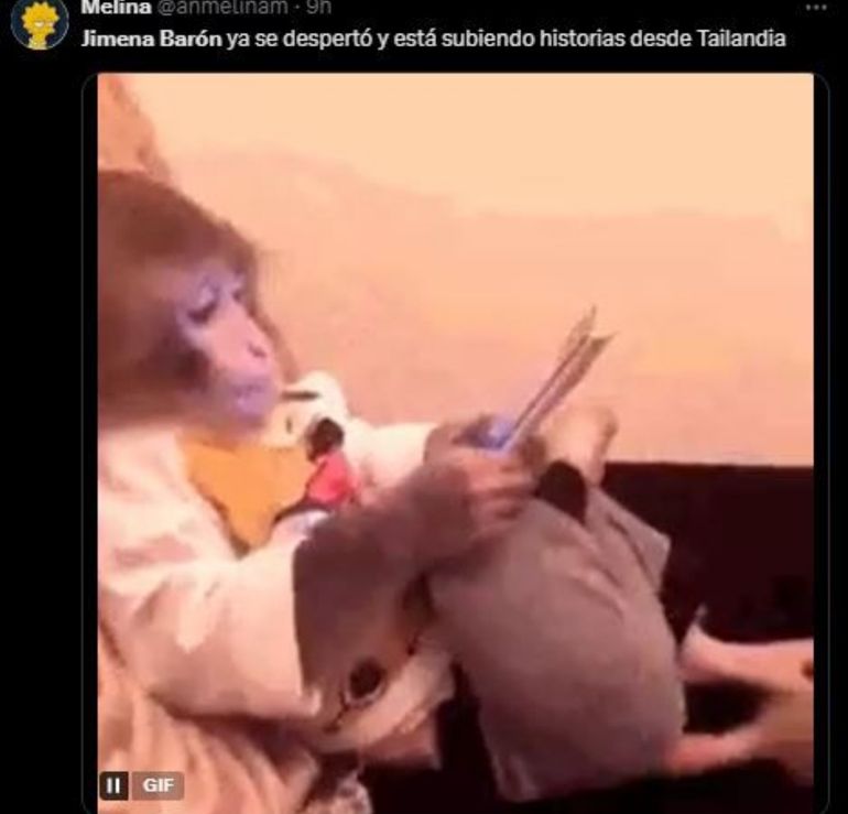 Los memes del viaje de Jimena Barón Los memes del viaje de Jimena Barón