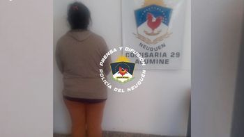 La estafadora detenida en Aluminé