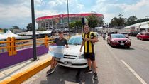 Lucas y Matías recorrieron 14.000 kilómetros desde Argentina para llegar a México y vivir de cerca el Mundial 2026 (Foto: Infobae). Lucas y Matías recorrieron 14.000 kilómetros desde Argentina para llegar a México y vivir de cerca el Mundial 2026 (Foto: Infobae).