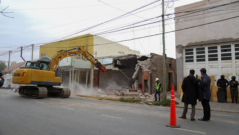 Demolieron un kiosco narco que funcionaba hace más de 20 años gestionado por una familia