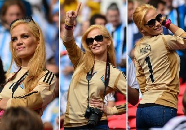 Eliana Guercio llenó de elogios a su esposo Sergio Romero