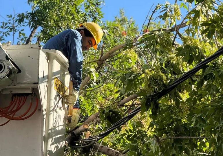 Aún quedan sectores sin energía eléctrica en Cipolletti y Fernández Oro