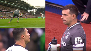 dibu martinez se lucio frente a garnacho y ronaldo dibu martinez se lucio frente a garnacho y ronaldo