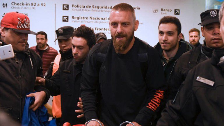 De Rossi llegó a Argentina para sumarse a Boca