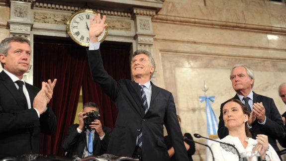 El presidente Macri encabezó la apertura de sesiones ordinarias del Congreso.