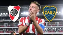 El mediocampista define su futuro entre Boca y River. El mediocampista define su futuro entre Boca y River.