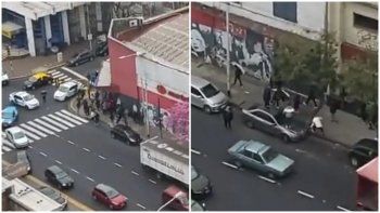 Enfrentamiento barra independiente a los tiros