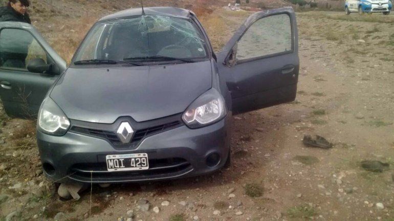 Espectacular vuelco en la Ruta 40 terminó sin lesionados