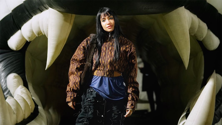 El homenaje a María Becerra en una cancha del fútbol argentino