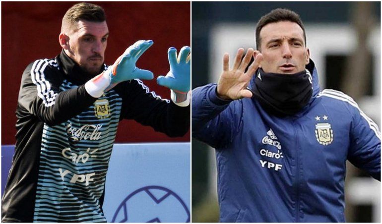 La promesa de Scaloni a Armani que el técnico no cumplió: ¿algo se rompió?