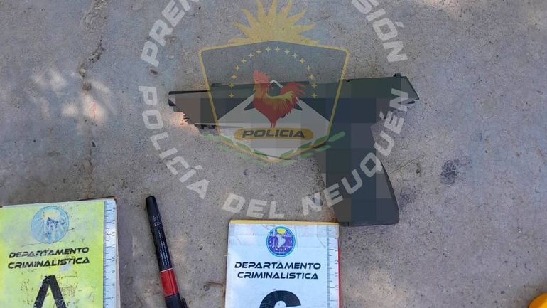 La Policía logró incautar dos armas de fuego que los pistoleros ocultaban en una camioneta Toyota. La Policía logró incautar dos armas de fuego que los pistoleros ocultaban en una camioneta Toyota.