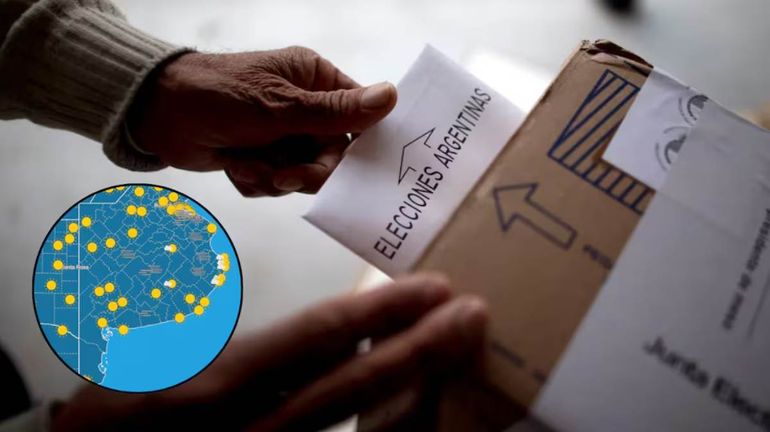 El pronóstico del clima en un día de elecciones legislativas en todo el país.