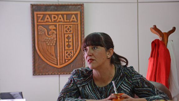 Soledad Martínez, intendenta de la ciudad de Zapala.