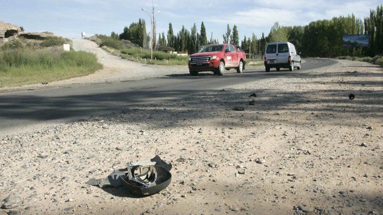 El accidente se produjo en Ruta 7 y calle 11 de Vista Alegre. El accidente se produjo en Ruta 7 y calle 11 de Vista Alegre.