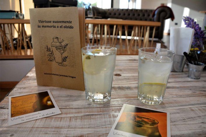 En Villa Pehuenia los tragos inspiran a escribir