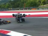 Los dos tremendos palos que se pegaron en la Fórmula 2 en Austria