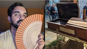 El asado se viralizó en las redes sociales. El asado se viralizó en las redes sociales.