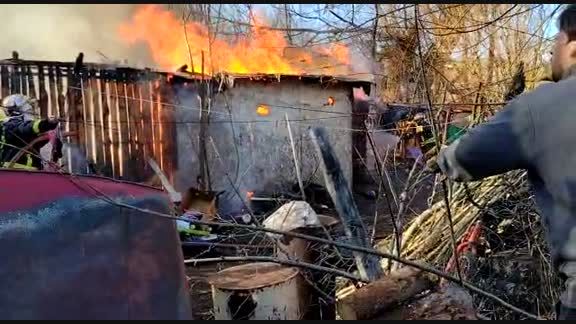 Voraz incendio consumió por completo una vivienda