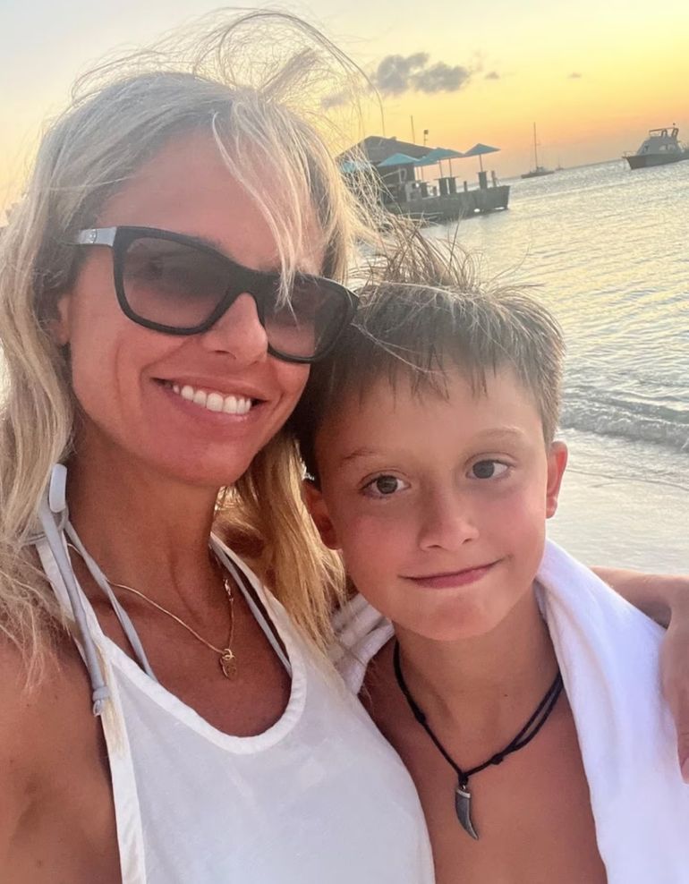 Mariana Fabbiani y su hijo Mariana Fabbiani y su hijo