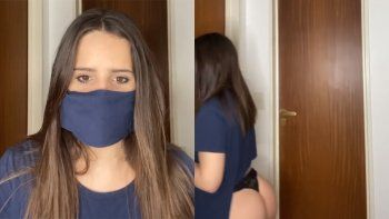 sofi morandi concientizo sobre los barbijos e hizo reir a todos sofi morandi concientizo sobre los barbijos e hizo reir a todos