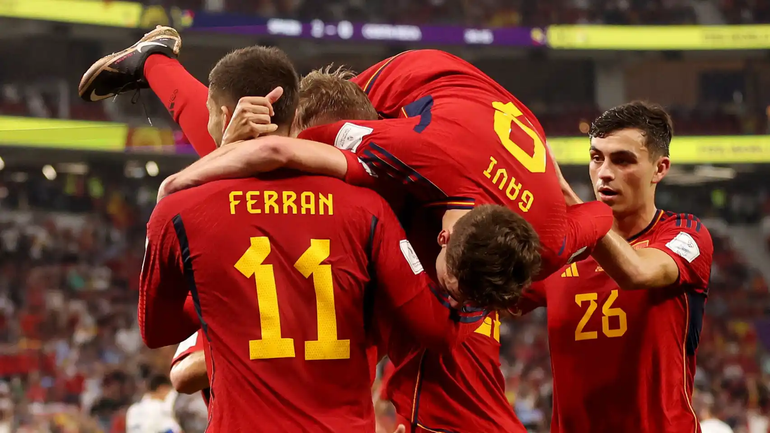 Video: los siete goles con los que España aplastó a Costa Rica