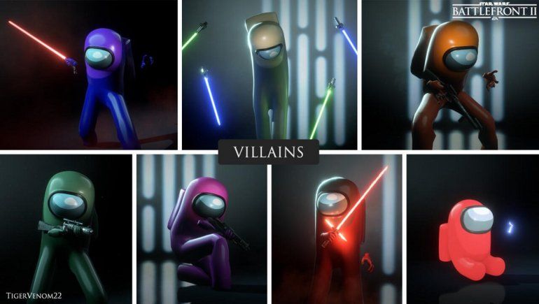 Among Us vs Fall Guys: duelo tipo Star Wars