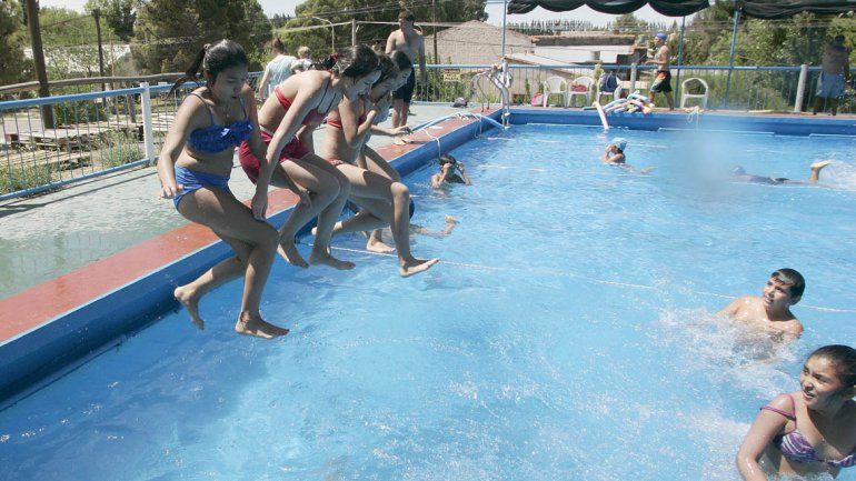 La pileta es la estrella de la jornada