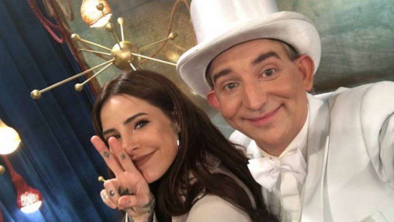 Candelaria Tinelli salió a bancar al Mago sin dientes