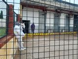 El frigorífico Viñuela, paralizado y con sus trabajadores a la espera de cobrar salarios atrasados.
