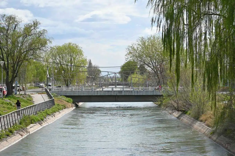 Dramático rescate en Allen: policía logró salvar a una mujer en un canal de riego