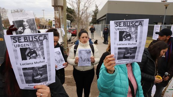 Luciana Muñoz está desaparecida en Neuquén desde el 13 de julio pasado / Foto