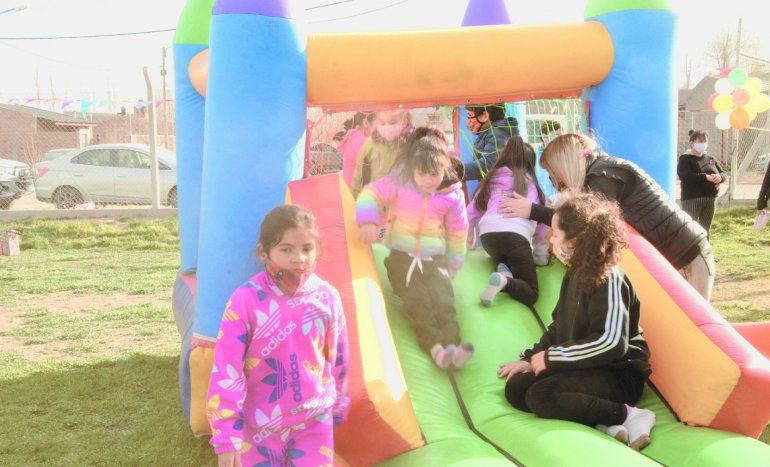 Los niños de la zona norte tuvieron su festejo en el Distrito Vecinal.