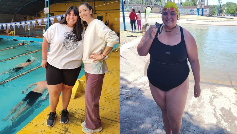 Me daba vergüenza nadar por mi cuerpo: la neuquina que rompió los esquemas y se va al Mundial de Aguas Frías