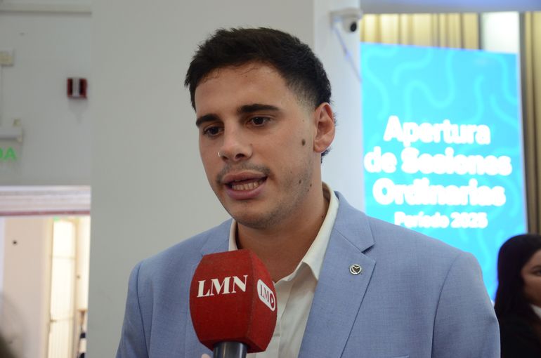 Joaquín Eguía, del Bloque Fuerza Libertaria. Joaquín Eguía, del Bloque Fuerza Libertaria.