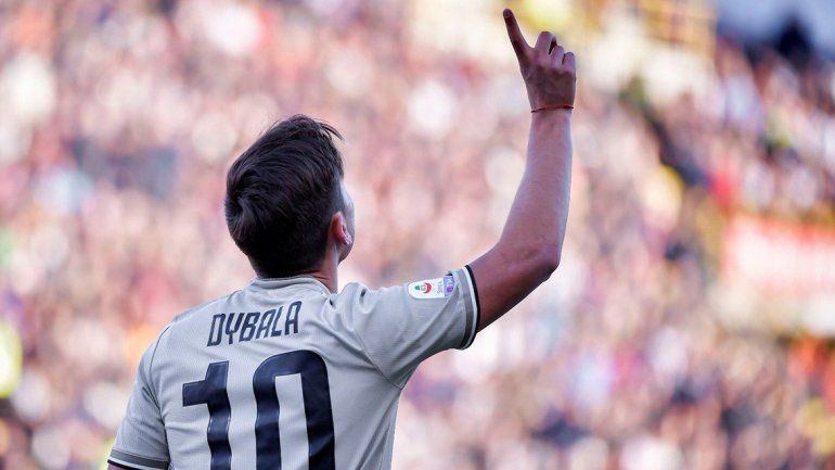 Con este gol del argentino Dybala ganó la Juventus, que se distancia del resto