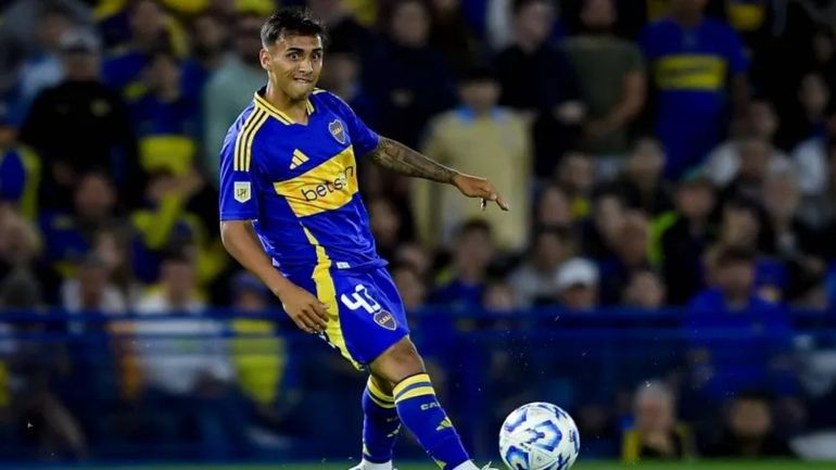 Milton Delgado con la camiseta de Boca Milton Delgado con la camiseta de Boca