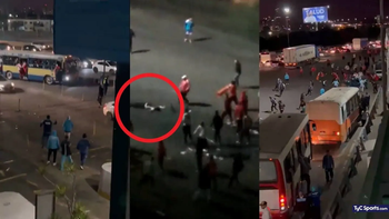 imagenes sensibles: infernal combate entre hinchas de river y racing imagenes sensibles: infernal combate entre hinchas de river y racing