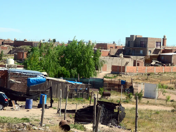 La toma San Antonio es una de las más recientes en los límites de las tierras fiscales.