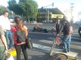 Una mujer fue atropellada en la tarde de este martes en Avenida Mosconi y Bahía Blanca.